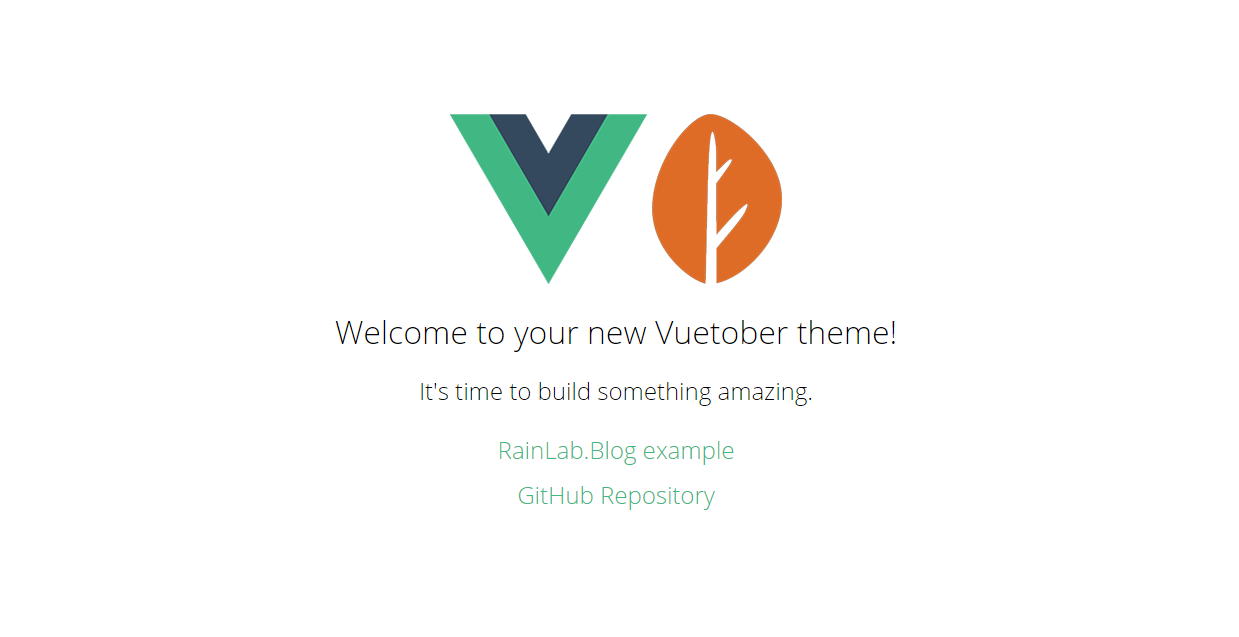  Vue.js and October CMS = Vuetober Theme 