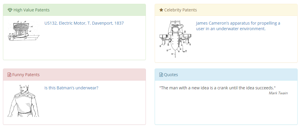 Octimine Patent Search build with Vue.js and Laravel