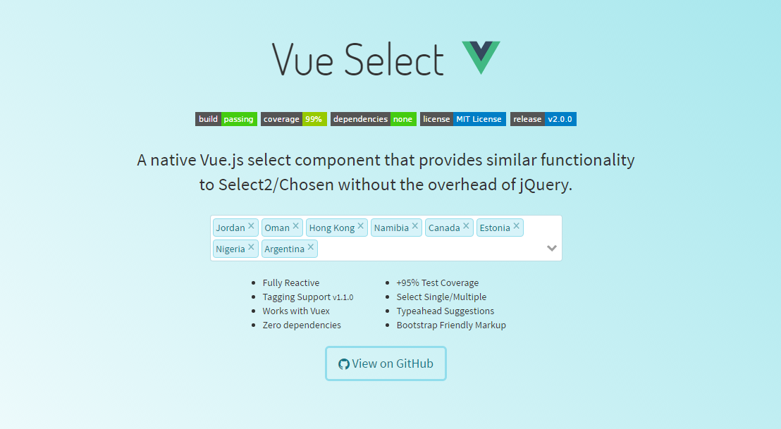 ved siden af gave Mexico Vue.js select component without the overhead of jQuery. - Vue.js Feed