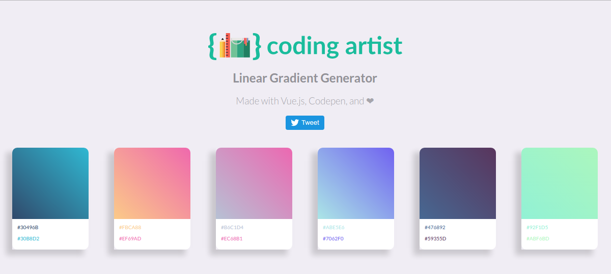 gradient color code generator